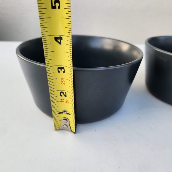 NEW Set of 2 Stone Lain Stoneware Round bowls Dinnerware Gray Replacement Matte - Picture 7 of 10